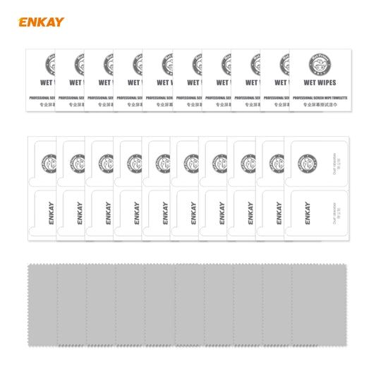 10 PCS ENKAY Hat-Prince Full Glue 0.26mm 9H 2.5D Tempered Glass Full Coverage Film, For Huawei Nova 8 SE, For Samsung Galaxy A12, For OnePlus Nord N10 5G, For OnePlus Nord N100