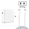 PD-96W 96W PD USB-C / Type-C Laptop Adapter + 2m 5A USB-C / Type-C to USB-C / Type-C Fast Charging Cable for MacBook Pro, EU Plug, US Plug, UK Plug, AU Plug