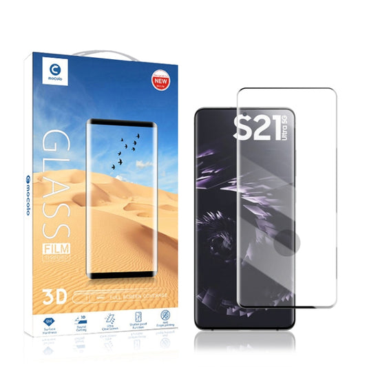 mocolo 0.33mm 9H 3D Curved Full Screen Tempered Glass Film, Fingerprint Unlock Support