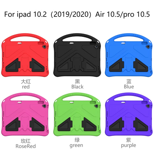 EVA Flat Anti Falling Protective Case Shell with Holder, For iPad 10.2 2021 / 2020 / 2019