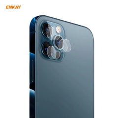 For iPhone 12 Pro / 12 Pro Max ENKAY Hat-Prince 0.2mm 9H 2.15D Round Edge Rear Camera Lens Tempered Glass Film 3 PCS/Set, 1 Set, 2 Set, 5 Set, 10 Set