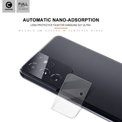 2PCS mocolo 0.15mm 9H 2.5D Round Edge Rear Camera Lens Tempered Glass Film, For Samsung Galaxy S21, For Samsung Galaxy S21+, For Samsung Galaxy S21 Ultra