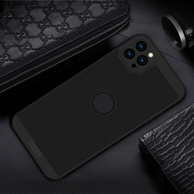 MOFi Honeycomb Texture Breathable PC Shockproof Protective Back Cover Case, For iPhone 12 Pro Max, For iPhone 12 mini, For iPhone 12, For iPhone 12 Pro
