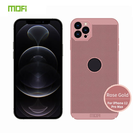 MOFi Honeycomb Texture Breathable PC Shockproof Protective Back Cover Case, For iPhone 12 Pro Max, For iPhone 12 mini, For iPhone 12, For iPhone 12 Pro