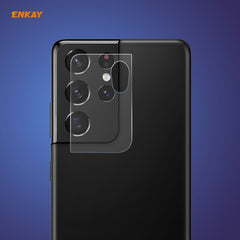 ENKAY Hat-Prince 0.2mm 9H 2.15D Round Edge Rear Camera Lens Tempered Glass Film Protector, For Samsung Galaxy S21(1 PC), For Samsung Galaxy S21+(1 PC), For Samsung Galaxy S21 Ultra(1 PC)
