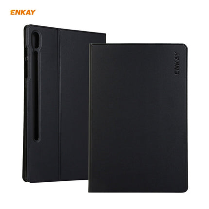 For Samsung Galaxy Tab S7 11.0 T870 / T875 ENKAY Horizontal Flip PU Leather + TPU Smart Case with Holder & Sleep / Wake-up Function, For Samsung Galaxy Tab S8 / Galaxy Tab S7 11.0 T870