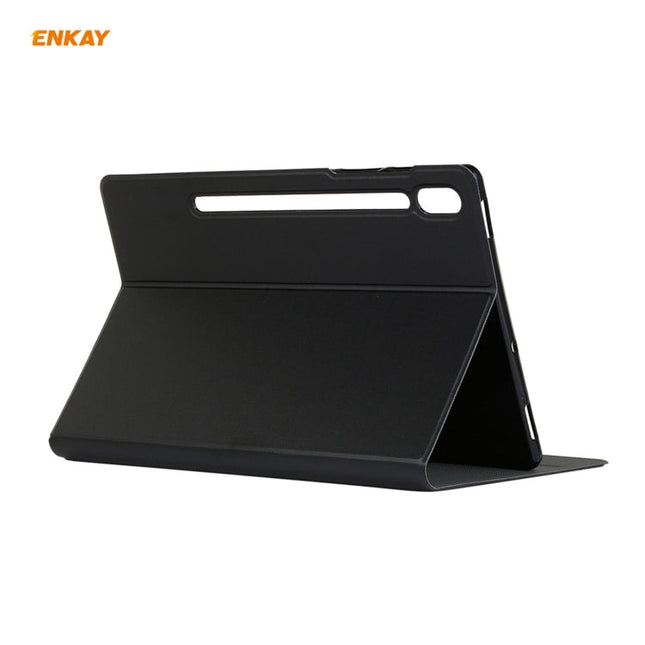 For Samsung Galaxy Tab S7 11.0 T870 / T875 ENKAY Horizontal Flip PU Leather + TPU Smart Case with Holder & Sleep / Wake-up Function, For Samsung Galaxy Tab S8 / Galaxy Tab S7 11.0 T870