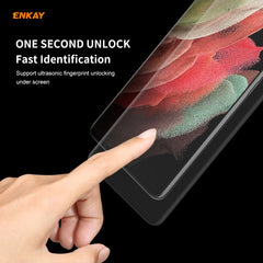 5 PCS For Samsung Galaxy S21 Ultra 5G ENKAY Hat-Prince 3D Full Screen PET Curved Hot Bending HD Screen Protector Soft Film, For Samsung Galaxy S21 Ultra 5G
