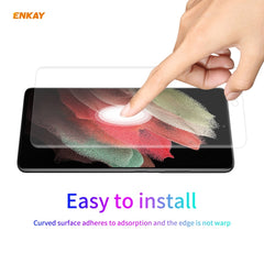 5 PCS For Samsung Galaxy S21 Ultra 5G ENKAY Hat-Prince 3D Full Screen PET Curved Hot Bending HD Screen Protector Soft Film, For Samsung Galaxy S21 Ultra 5G