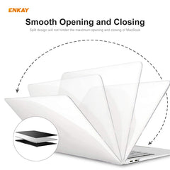 ENKAY 3 in 1 Crystal Laptop Protective Case + EU Version TPU Keyboard Film + Anti-dust Plugs Set for MacBook Pro 13.3 inch A1706 / A1989 / A2159 (with Touch Bar), For MacBook Pro 13.3 inch A1706 (with Touch Bar)