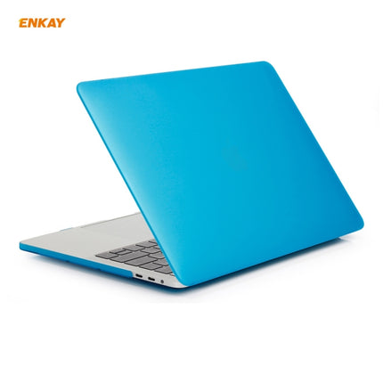 ENKAY 3 in 1 Matte Laptop Protective Case + US Version TPU Keyboard Film + Anti-dust Plugs Set for MacBook Pro 13.3 inch A1706 / A1989 / A2159 (with Touch Bar), For MacBook Pro 13.3 inch A1706 (with Touch Bar)