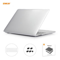 ENKAY 3 in 1 Crystal Laptop Protective Case + US Version TPU Keyboard Film + Anti-dust Plugs Set for MacBook Pro 15.4 inch A1707 & A1990 (with Touch Bar), For MacBook Pro 15.4 inch A1707 (with Touch Bar)