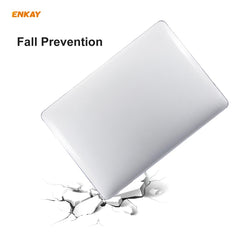 ENKAY 3 in 1 Crystal Laptop Protective Case + US Version TPU Keyboard Film + Anti-dust Plugs Set for MacBook Pro 15.4 inch A1707 & A1990 (with Touch Bar), For MacBook Pro 15.4 inch A1707 (with Touch Bar)