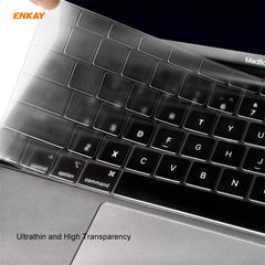 ENKAY 3 in 1 Crystal Laptop Protective Case + US Version TPU Keyboard Film + Anti-dust Plugs Set for MacBook Pro 15.4 inch A1707 & A1990 (with Touch Bar), For MacBook Pro 15.4 inch A1707 (with Touch Bar)