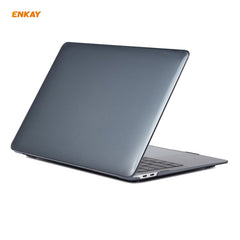 ENKAY 3 in 1 Crystal Laptop Protective Case + EU Version TPU Keyboard Film + Anti-dust Plugs Set for MacBook Air 13.3 inch A1932 (2018), For MacBook Air 13.3 inch A1932 (2018)