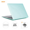 ENKAY 3 in 1 Matte Laptop Protective Case + EU Version TPU Keyboard Film + Anti-dust Plugs Set for MacBook Air 13.3 inch A2179 & A2337 (2020), For MacBook Air 13.3 inch A2179 (2020)