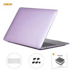 ENKAY 3 in 1 Crystal Laptop Protective Case + US Version TPU Keyboard Film + Anti-dust Plugs Set for MacBook Air 13.3 inch A2179 & A2337 (2020), For MacBook Air 13.3 inch A2179 (2020)