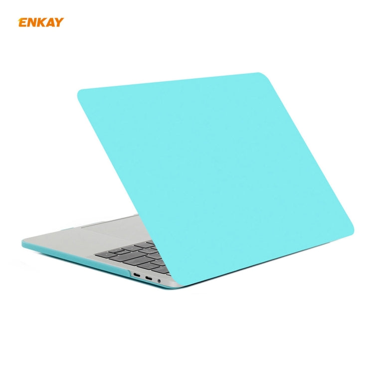 ENKAY 3 in 1 Matte Laptop Protective Case + EU Version TPU Keyboard Film + Anti-dust Plugs Set for MacBook Pro 16 inch A2141 (带Touch Bar) (with Touch Bar), For MacBook Pro 16 inch A2141 (with Touch Bar)