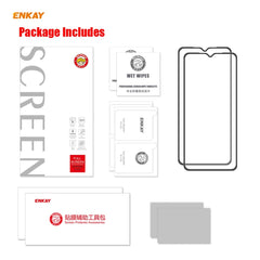 2 PCS ENKAY Hat-Prince Anti-drop Full Glue Tempered Glass Full Screen Film Anti-fall Protector, For Samsung Galaxy A32 5G / M12 / A12, For Samsung Galaxy A52 4G / 5G, For Samsung Galaxy A72 4G / 5G