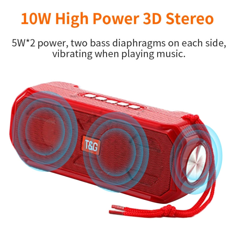 T&G TG280 Solar Power Charging Bluetooth Speakers with Flashlight, Support TF Card / FM / 3.5mm AUX / U Disk / Hands-free Call