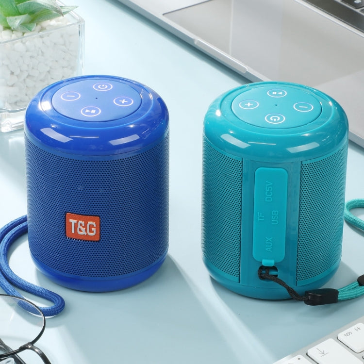 T&G TG519 TWS HiFi Portable Bluetooth Speaker Subwoofer Outdoor Wireless Column Speakers Support TF Card / FM / 3.5mm AUX / U Disk / Hands-free Call