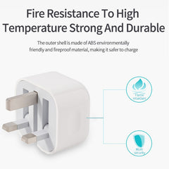 A2344 20W PD 3.0 Type-C / USB-C Folding Travel Charger + USB-C / Type-C to Type-C Fast Charging Data Cable Set, UK Plug, Length: 2m, 20W Type-C Length: 2m