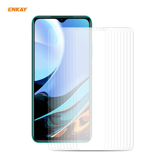 10 PCS ENKAY Hat-Prince 0.26mm 9H 2.5D Curved Edge Tempered Glass Film, For Xiaomi Redmi 9T, For Xiaomi Redmi Note 9T, For XiaomiRedmi K40 / K40 Pro / K40 Pro+, For Samsung Galaxy F62(10 PCS), For Samsung Galaxy A72 5G(10pcs)