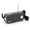 T&G TG613 TWS Solar Portable Bluetooth Speakers with LED Flashlight, Support TF Card / FM / AUX / U Disk