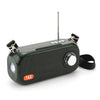 T&G TG613 TWS Solar Portable Bluetooth Speakers with LED Flashlight, Support TF Card / FM / AUX / U Disk