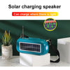 T&G TG613 TWS Solar Portable Bluetooth Speakers with LED Flashlight, Support TF Card / FM / AUX / U Disk