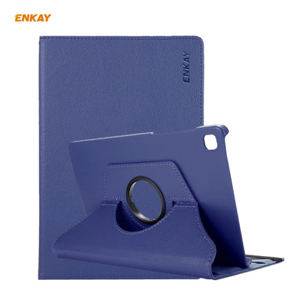 ENKAY ENK-8028 360 Degree Rotation PU Leather Smart Case with Auto Sleep and Holder Function For Samsung Galaxy Tab S6 Lite P610 / P615