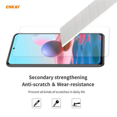 10 PCS ENKAY Hat-Prince 0.26mm 9H 2.5D Curved Edge Tempered Glass Film, For Redmi Note 10 / Note 10S, For Redmi Note 10 Pro / Note 10 Pro Max, For OnePlus 9 / 9R, For Huawei P50