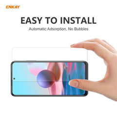 10 PCS ENKAY Hat-Prince 0.26mm 9H 2.5D Curved Edge Tempered Glass Film, For Redmi Note 10 / Note 10S, For Redmi Note 10 Pro / Note 10 Pro Max, For OnePlus 9 / 9R, For Huawei P50