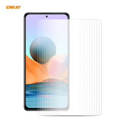 10 PCS ENKAY Hat-Prince 0.26mm 9H 2.5D Curved Edge Tempered Glass Film, For Redmi Note 10 / Note 10S, For Redmi Note 10 Pro / Note 10 Pro Max, For OnePlus 9 / 9R, For Huawei P50