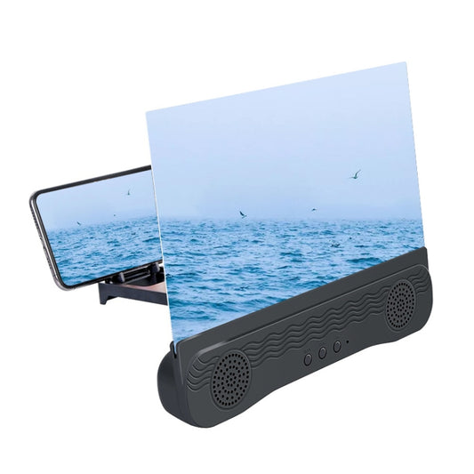 K8 Bluetooth 5.0 Mobile Phone Screen Magnifier 3D Enlarger 12inch Magnifying Bracket Desktop Holder Stand For Phone