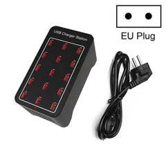 XLD-A7 100W 15 USB Ports Fast Charger Station Smart Charger, AC 100-240V, 100W 15 USB Ports EU Plug, 100W 15 USB Ports US Plug, 100W 15 USB Ports AU Plug, 100W 15 USB Ports UK Plug