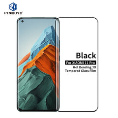 PINWUYO 9H 3D Hot Bending Tempered Glass Film, For Xiaomi Mi 11 Pro, For Xiaomi Mi 11 Ultra, For OnePlus 9 Pro, For OPPO Find X3 / 3X Pro