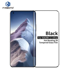 PINWUYO 9H 3D Hot Bending Tempered Glass Film, For Xiaomi Mi 11 Pro, For Xiaomi Mi 11 Ultra, For OnePlus 9 Pro, For OPPO Find X3 / 3X Pro