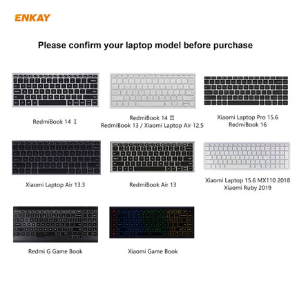 ENKAY Ultrathin Soft TPU Keyboard Protector Film, US Version, For RedmiBook 14 Ⅱ, For RedmiBook 13, For RedmiBook 16, For RedmiBook Air 13, For Xiaomi Laptop Pro 15.6, For Xiaomi Game Book