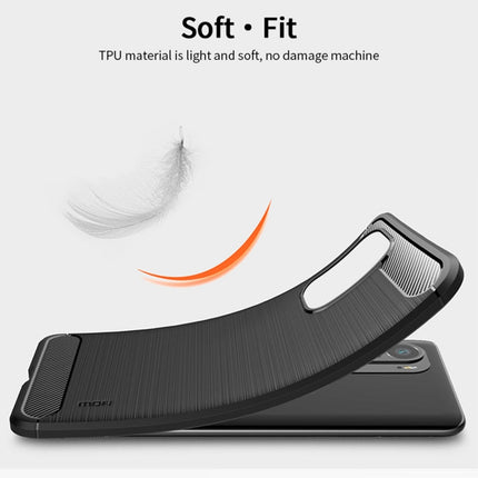 MOFI Gentleness Series Brushed Texture Carbon Fiber Soft TPU Case, For Redmi K40 /K40 Pro /K40 Pro+/Poco F3, For Redmi Note 9s /Note 9 Pro /Note 9 Pro Max, For Xiaomi Redmi Note 10 / Note 10S, For Redmi Note 10 Pro / Note 10 Pro Max��������������������...