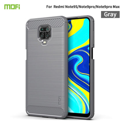 MOFI Gentleness Series Brushed Texture Carbon Fiber Soft TPU Case, For Redmi K40 /K40 Pro /K40 Pro+/Poco F3, For Redmi Note 9s /Note 9 Pro /Note 9 Pro Max, For Xiaomi Redmi Note 10 / Note 10S, For Redmi Note 10 Pro / Note 10 Pro Max��������������������...