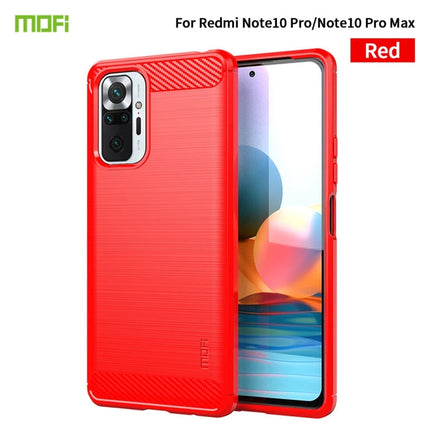 MOFI Gentleness Series Brushed Texture Carbon Fiber Soft TPU Case, For Redmi K40 /K40 Pro /K40 Pro+/Poco F3, For Redmi Note 9s /Note 9 Pro /Note 9 Pro Max, For Xiaomi Redmi Note 10 / Note 10S, For Redmi Note 10 Pro / Note 10 Pro Max��������������������...