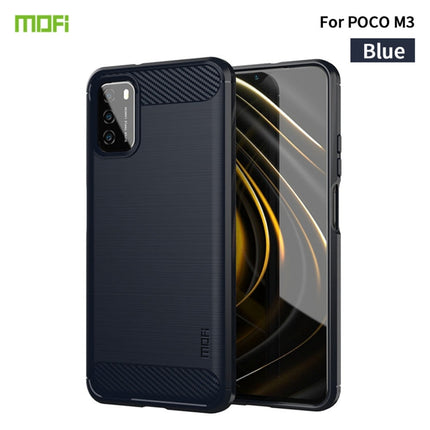 MOFI Gentleness Series Brushed Texture Carbon Fiber Soft TPU Case, For Redmi K40 /K40 Pro /K40 Pro+/Poco F3, For Redmi Note 9s /Note 9 Pro /Note 9 Pro Max, For Xiaomi Redmi Note 10 / Note 10S, For Redmi Note 10 Pro / Note 10 Pro Max��������������������...