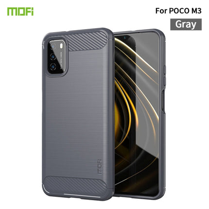 MOFI Gentleness Series Brushed Texture Carbon Fiber Soft TPU Case, For Redmi K40 /K40 Pro /K40 Pro+/Poco F3, For Redmi Note 9s /Note 9 Pro /Note 9 Pro Max, For Xiaomi Redmi Note 10 / Note 10S, For Redmi Note 10 Pro / Note 10 Pro Max��������������������...