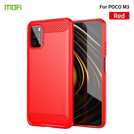 MOFI Gentleness Series Brushed Texture Carbon Fiber Soft TPU Case, For Redmi K40 /K40 Pro /K40 Pro+/Poco F3, For Redmi Note 9s /Note 9 Pro /Note 9 Pro Max, For Xiaomi Redmi Note 10 / Note 10S, For Redmi Note 10 Pro / Note 10 Pro Max��������������������...