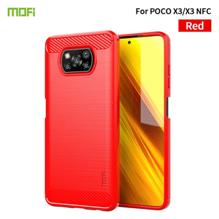 MOFI Gentleness Series Brushed Texture Carbon Fiber Soft TPU Case, For Redmi K40 /K40 Pro /K40 Pro+/Poco F3, For Redmi Note 9s /Note 9 Pro /Note 9 Pro Max, For Xiaomi Redmi Note 10 / Note 10S, For Redmi Note 10 Pro / Note 10 Pro Max��������������������...