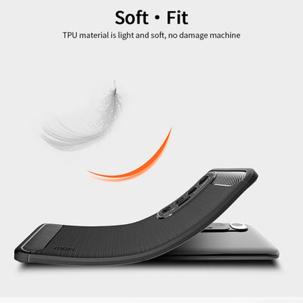 MOFI Gentleness Series Brushed Texture Carbon Fiber Soft TPU Case, For Xiaomi Mi 10S, For?Xiaomi Mi 11, For Xiaomi Mi 11
