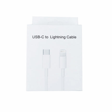 XJ-61 12W USB-C / Type-C to 8 Pin PD Fast Charging Cable, 1m, 1.5m, 2m