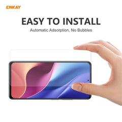 2 PCS ENKAY Hat-Prince 0.26mm 9H 2.5D Curved Edge Tempered Glass Film, For Xiaomi Poco F3, For Xiaomi Mi 11X / 11X Pro / 11i