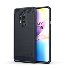 For OnePlus 8 Pro MOFI Gentleness Series Brushed Texture Carbon Fiber Soft TPU Case, For OnePlus 8 Pro